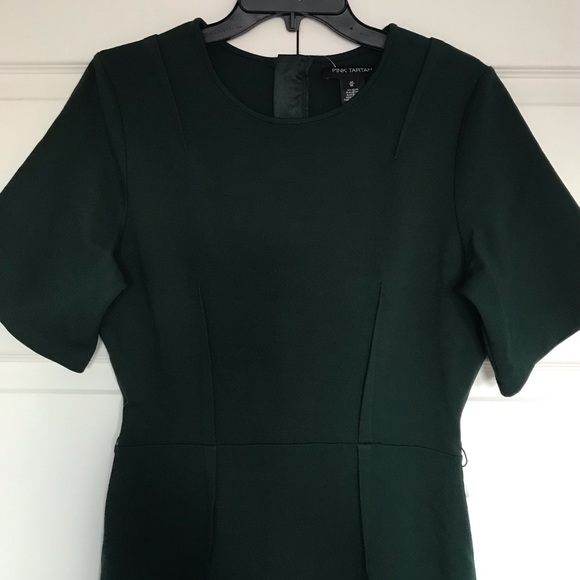 Pink Tartan Crew Neck Dart Dress (NWT) - Picture 5 of 12